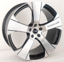 Roda PDW Jeneva 20x8,5 -5x100 (Grafite Fosco/Diamant)