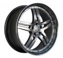 Roda Gallop Roma 20x9 (Silver+Inox)